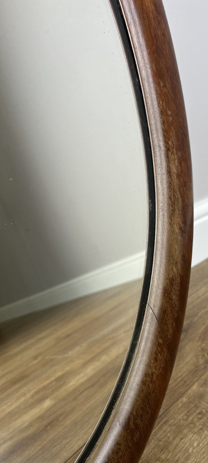 Mirror Antique French Walnut Ornate Wall Mirror Decorative Frame LOT 61356