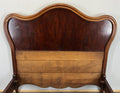 Bed Antique French Style Mahogany Double Bed Frame Carved Headboard LOT 47338