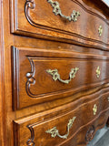Chest of Drawers Vintage French Louis XVI Style with 3 Drawers Cabinet LOT 44676
