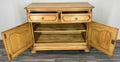 Cabinet Vintage French Oak 2 Door Carved Sideboard with Drawers LOT 439910