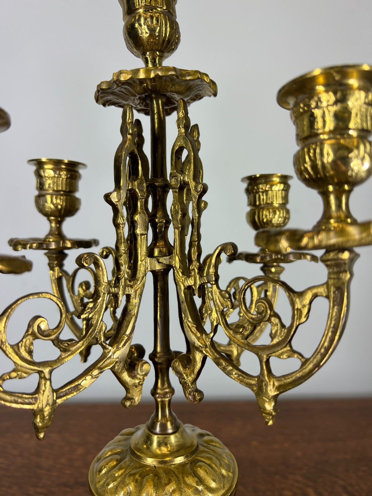 Candelabra Vintage French Style Ornate Five Arm Candle Holder LOT 47583