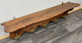 French Vintage Coat Rack Oak 5 Hooks Wall Shelf Carved Coat Hanger LOT 44357