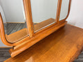 Vintage Dressing Table with Mirror French Oak Louis Vanity Table Makeup LOT 45172