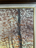 Vintage French Oil Painting Landscape Signed Framed Nature Art LOT 46273