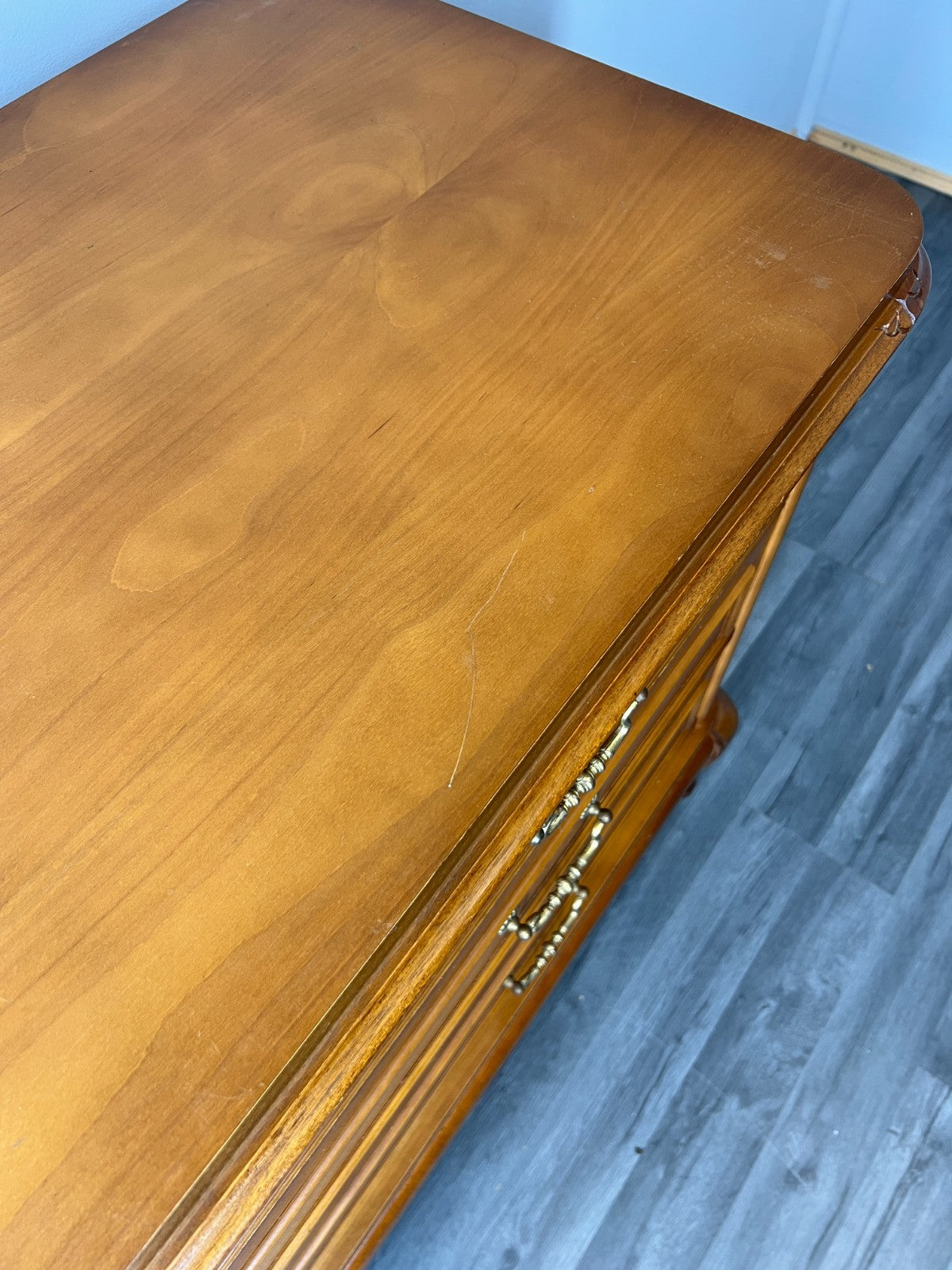 Chest of Drawers Vintage French Louis XVI 3 Drawers Carved Cabinet LOT 445711