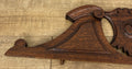 Pediment Antique French Style Oak Hand Carved Decorative Crest LOT 61725