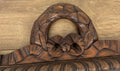 Pediment Antique French Style Oak Hand Carved Decorative Crest LOT 61776