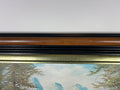 Painting Vintage Oil Painting Framed Lake Mountains Scene 73cm x 83cm LOT 505210