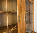 Cabinet Vintage French Louis XVI Oak Bureau Bookcase Display Cabinet LOT 63435