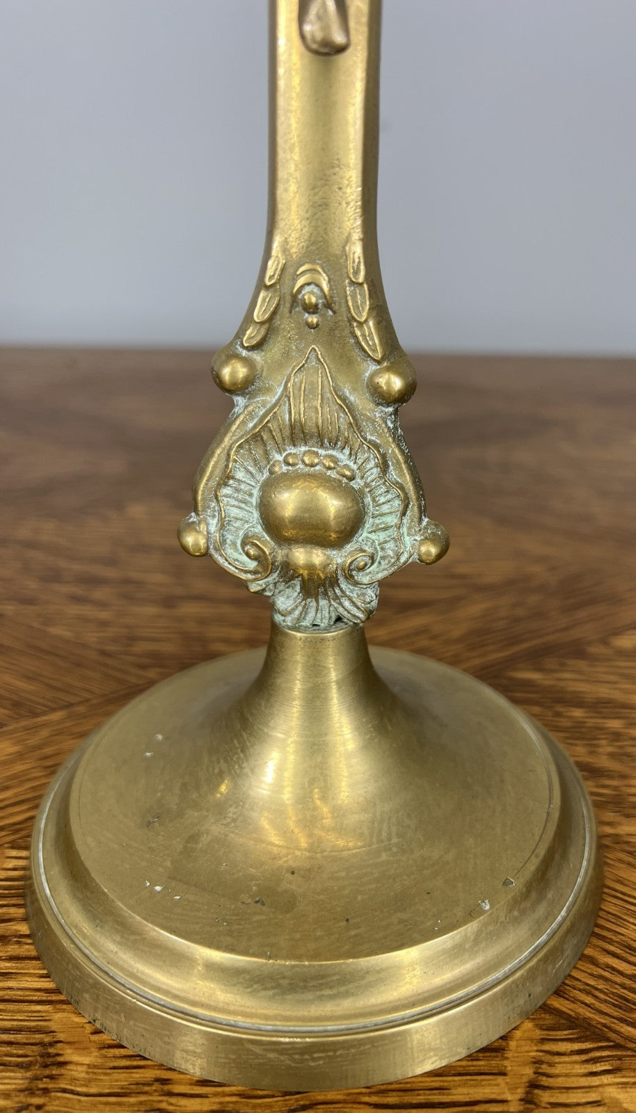 Crucifix Vintage French Style Brass Ornate Religious Altar Cross LOT 46696