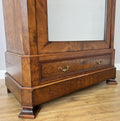 Wardrobe Antique French Style Burr Walnut Mirrored Carved Armoire LOT 6512