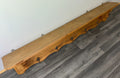 Coat Rack Antique French Oak Wall Mounted 5 Hook Plate Rack Hanger LOT 31772