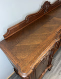Sideboard Vintage French Buffet Oak Carved Cabinet Ornate Cupboard LOT 451012