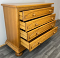 Chest of Drawers Vintage French Style 4 Drawer Cabinet Carved Sideboard LOT 31909