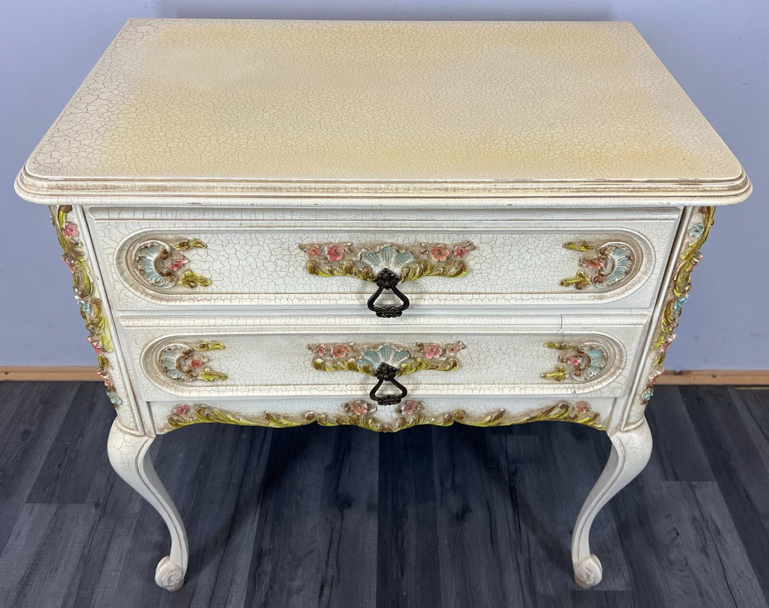 Chest of Drawers Vintage French Shabby Chic Louis XIV Sideboard Cabinet LOT 34670