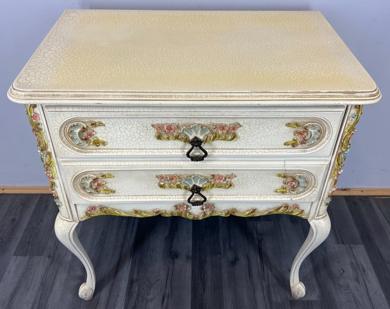 Chest of Drawers Vintage French Shabby Chic Louis XIV Sideboard Cabinet LOT 34670