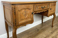 Cabinet Vintage French Louis XVI Style Carved Desk Oak Sideboard LOT 49256