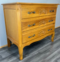 Chest of Drawers Vintage French Louis XVI Oak 3 Drawers Bedroom Cabinet LOT 37272