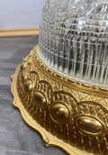 Vintage Plafonnier Crystal Ceiling Light Vintage Flush Mount Lamp Lot 4040