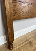 Headboard Vintage French Style Oak Double Bed Carved Headboard LOT 61847
