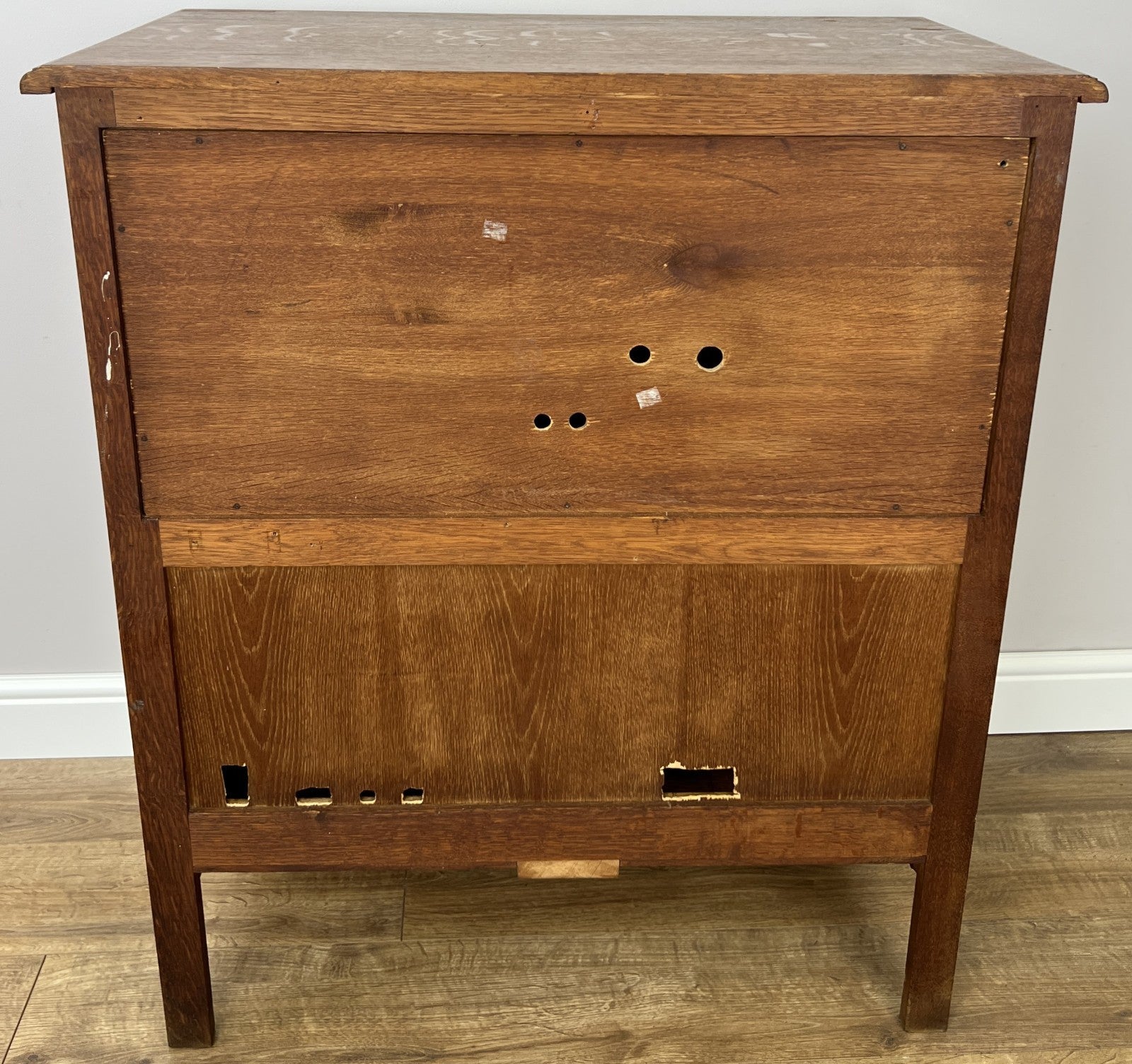Cabinet Vintage French Louis XIV Style Oak Sideboard Carved Cupboard LOT 624916