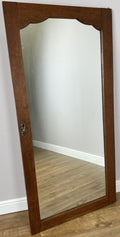 Mirror Antique French Style Oak Wardrobe Mirror Decorative Frame LOT 61910