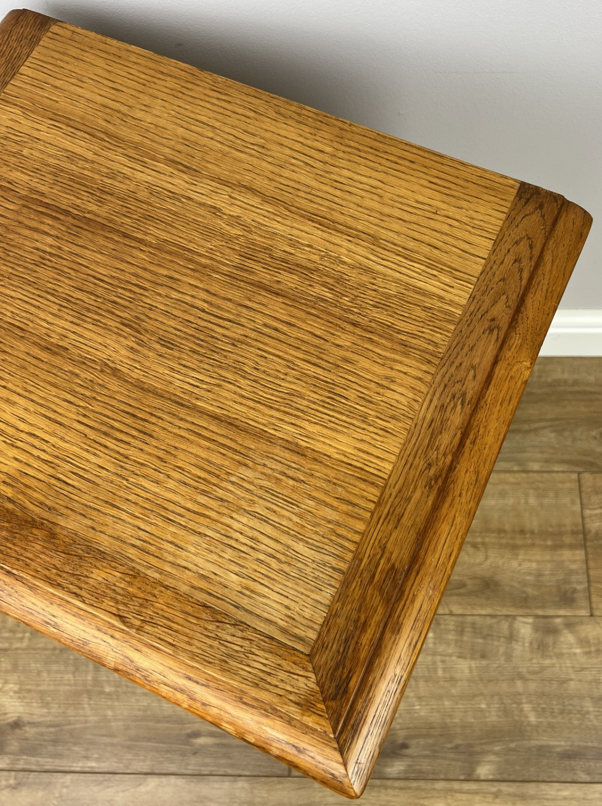 Pair of Bedside Tables Vintage French Louis Oak Nightstands Cabinets LOT 63079