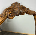 Vintage French Style Carved Oak Wall Mirror Ornate Wall Frame LOT 45416