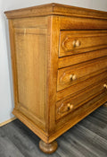 Chest of Drawers Vintage French Style 3 Drawer Sideboard Carved Cabinet LOT 20582