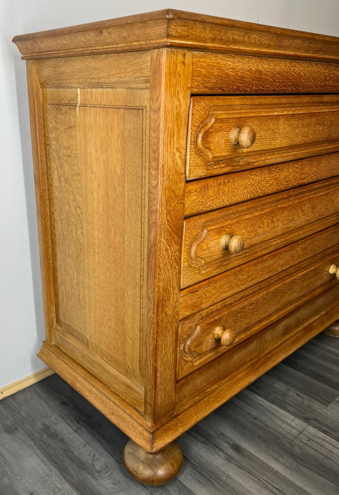 Chest of Drawers Vintage French Style 3 Drawer Sideboard Carved Cabinet LOT 20582