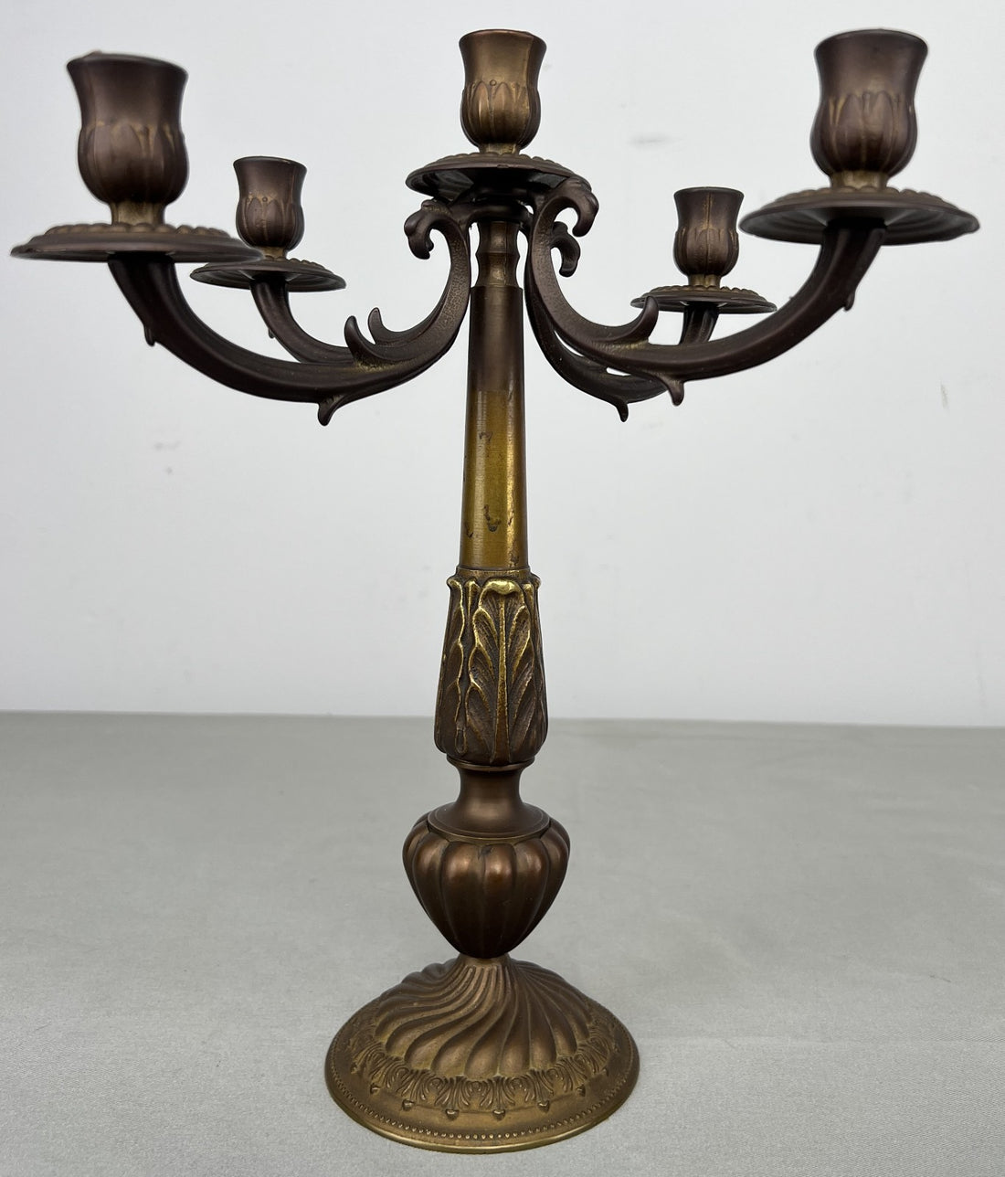Candelabra Vintage Italian Style 5 Arm Ornate Decorative Candle Holder LOT 64460