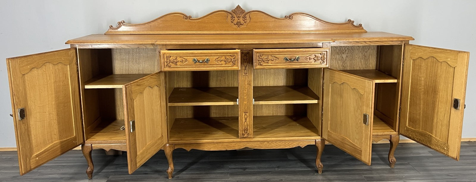 Sideboard Vintage French Louis XVI Style Buffet Oak Cabinet Cupboard LOT 44963