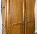 Wardrobe Vintage French Louis Oak Two Door Bedroom Storage Armoire LOT 6523