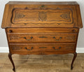 Secretaire Writing Desk Vintage French Louis Oak Rare Bureaux Cabinet LOT 63180