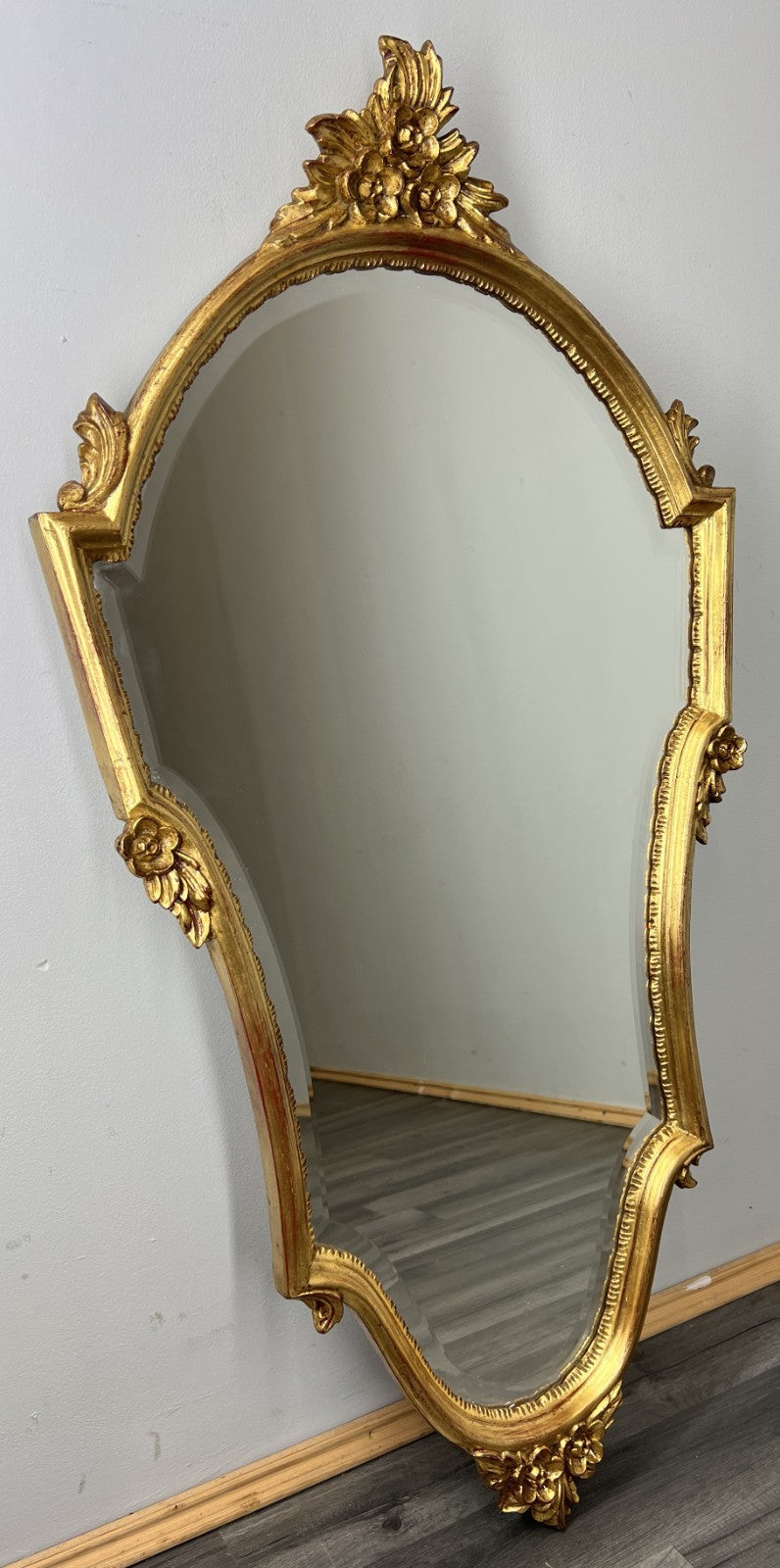 Mirror Vintage French Ornate Wall Mirror Gold Finish Wall Decor LOT 47090