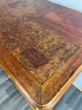 Sideboard Antique French Style Burr Wood Writing Desk Cabinet Storage LOT 15288