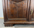 Sideboard Antique French Oak Marble Top Carved Two Door Cabinet LOT 22275