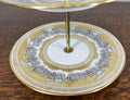 Cake Stand Vintage Style German Bavaria Porcelain Brass Three Tier LOT 475411