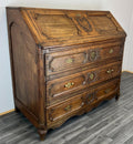 Chest of Drawers Vintage French Oak 3 Drawers Bureau Desk Cabinet LOT 21691