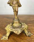 Clock Vintage French Style Mantel Clock with Matching Candelabras Set LOT 46809