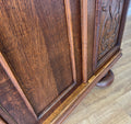 Wardrobe Vintage French Style Four Door Carved Armoire Cabinet LOT 61457
