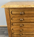 Chest of Drawers Vintage French Style Marble Top 5 Drawers Cabinet LOT 45142