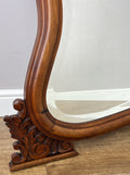 Mirror Antique French Walnut Ornate Wall Mirror Decorative Frame LOT 64043