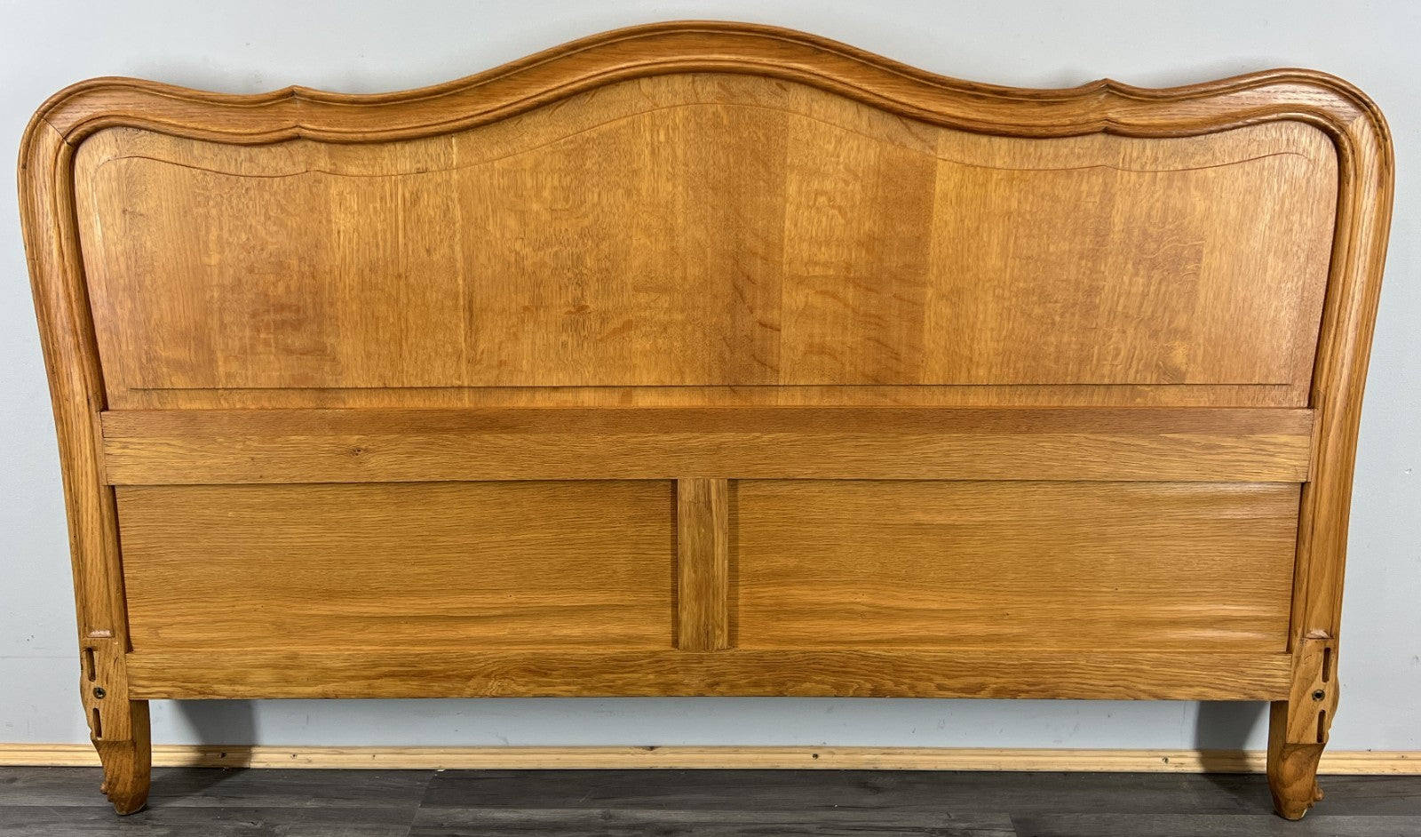 Headboard Vintage French Louis XVI for Double Bed Oak Carved Headboard LOT 45950