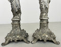 Pair of Candle Holders Vintage French Style Figural Design Candlesticks LOT 6471