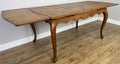 Dining Table Vintage French Style Oak Carved Folding Extendable Table LOT 63552