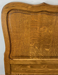 Headboard Vintage French Style Carved Oak Panel for Double Bed LOT 46203