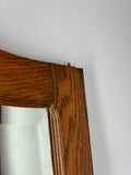 Mirror Antique French Style Oak Wall Mirror Decorative Frame LOT 31176