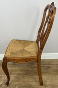 Dining Chairs Vintage French Louis Style Oak Set of 8 Upholstered Seats LOT 634511