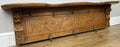 Coat Rack Antique French Carved Oak Wall Mounted 9 Hooks Rack Hanger LOT 62920